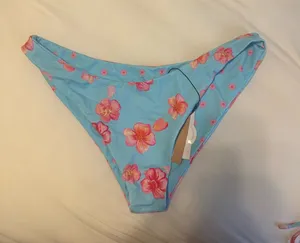 Leni Swim Reversible Bikini Bottom Blue Size L thumbnail 1
