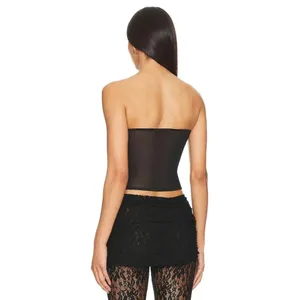 I.AM.GIA Demie Corset in Black Large New Womens Bustier Tank Top thumbnail 2