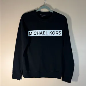 Michael Kors Black Crewneck Sweater thumbnail 1