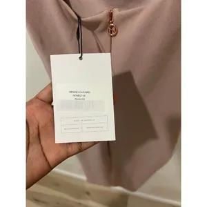 Nookie NWT Women XS Nude Blush Pink Square Neck Midi Dress Minimalist Luxury thumbnail 6