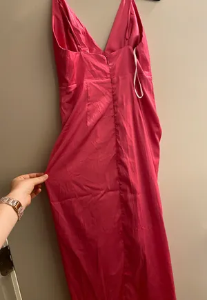 Lulus Pink Satin Dress thumbnail 3