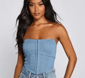 Windsor Denim Corset thumbnail 1