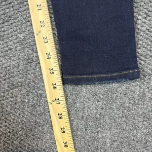 Flying Monkey Jeans Womens‎ 24 Blue Dark Wash Skinny Mid Rise Stretch Denim thumbnail 6