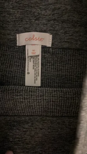 Colsie Spandex Shorts Gray Size M thumbnail 2