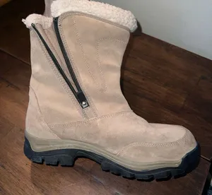 Sorel Leather Waterproof WaterFall Tan Suede Insulated Boots Womens Size 9.5 thumbnail 2