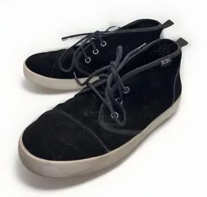 Skechers BOBS Womens Black Suede Chukka Desert Boots Sneakers 31397 6.5 Casual thumbnail 1