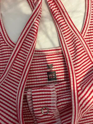 Red And White Striped Tank Top thumbnail 2