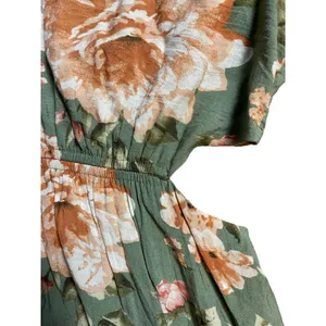 Blu Pepper The Branson‎ Cutout Floral Maxi Dress Size Small thumbnail 10