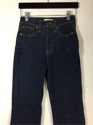 Madewell The Perfect Vintage Flare Jeans Raw Hem Size 23 thumbnail 9
