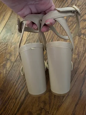 Mix No. 6 Nude Block Heel Ankle-Strap Sandals thumbnail 6