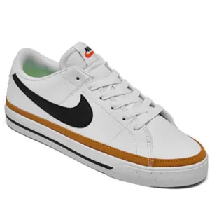 Nike Court Legacy Sneakers White Tan Low Top Casual Everyday Women's 8 or 6.5Y thumbnail 13