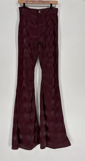 Rock & Roll high rise textured bell bottoms new 28 x 36 thumbnail 1