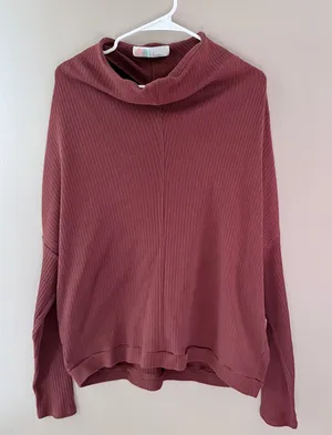 Free People Cowl Neck Sweater thumbnail 1