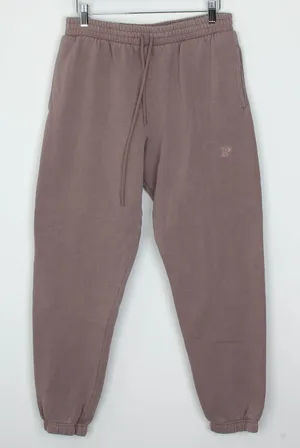 PINK Victorias Secret High Waisted Logo Sweatpants Joggers Womens Size‎ S Brown thumbnail 1