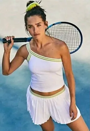 Nwot Free People Movement Zephyr Pleated Sporty Skort Tennis Shorts summer $88 thumbnail 1