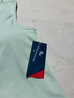 Reebok NWT mastermind bra tank top medium impact sea foam large MSRP$40 thumbnail 5