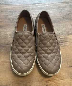 Steve Madden brownish slip ons thumbnail 1