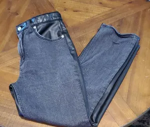 Abercrombie & Fitch Women's Dark Gray High Rise Jeans thumbnail 1