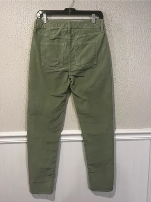 Boden Green Girlfriend Denim Corduroy Mid rise pants size 6 regular thumbnail 6