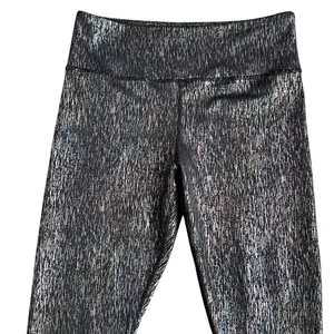 Zyia Active Black Vertical Mirage Light and Tight High Rise 7/8 Leggings Size 12 thumbnail 6