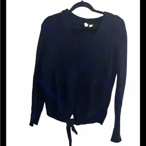 ✨Anthro Moth Rocio Ribbed Tie Front Sz XL Sweater✨ thumbnail 4