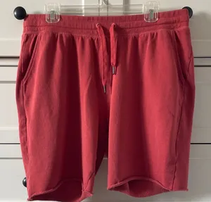 Old Navy Women’s Fired Clay Red Mid Rise Easy Vintage Drawstring Shorts - Large thumbnail 1