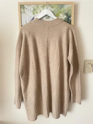 Free People Phoebe Pullover Sweater in Light Camel Heather Medium thumbnail 9