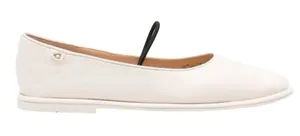 Coach Emilia Mary Jane Ballet Flat Shoes Women Size 8.5 Slip on Chalk Leather thumbnail 1