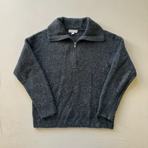 J.Crew Half-zip Wool stretch sweater thumbnail 1