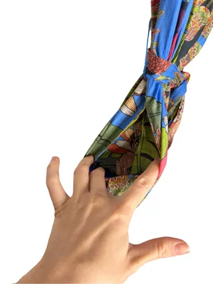 🌺✨ Farm Rio Totally Tuiuiu Tropical Floral Birds Wrap Maxi‎ Dress M ✨🌺 thumbnail 4
