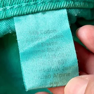 Current/Elliott Green Cuffed Cropped Stretch Jeans 27 thumbnail 7