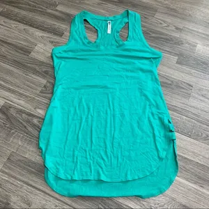 Fabletics Athletic Teal Tank Top; size Small thumbnail 1