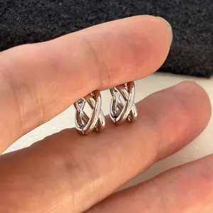 12mm Small Hoop Earrings for Men Women Streetwear Punk Hip Hop Unisex Earrings thumbnail 7