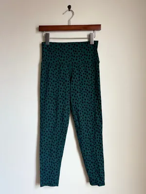 Aerie Green Spotted Active Leggings thumbnail 3