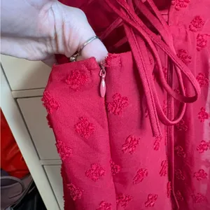 Lucy in the Sky Jianna Fit and Flare Dress in Red Size Small thumbnail 6