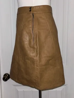 Zara Basiz Collection Fauz Leather Skirt thumbnail 1