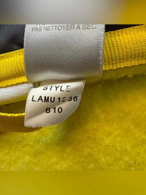 Vintage Liz Claiborne Women's 1/4 Zip Yellow Fleece Hoodie Sweatshirt Size XL thumbnail 5