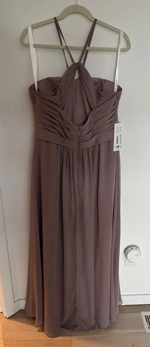 Azazie Spaghetti strap Dress in Dusk thumbnail 1
