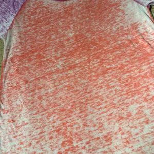 Prana Burnout Raglan Baseball‎ T-Shirt Womens Medium Coral Purple Sporty Active thumbnail 3