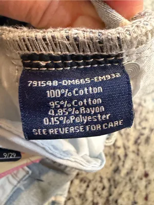 Angel Kiss Blue & White Star-Stripe Denim Shorts thumbnail 4