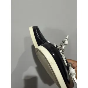 Hunter Willemberg Leather Boat Deck Shoes Flats Loafers White Black‎ 8.5 F thumbnail 4