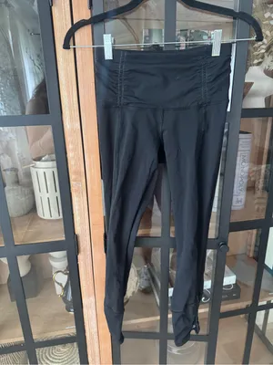 Lululemon runday leggings cropped vintage y2k zipper high rise cinch ankle 7/8 thumbnail 6