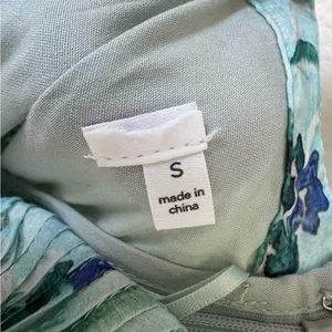 ASTR The Label Kelby Maxi Dress in Green Blue Floral - Small thumbnail 12