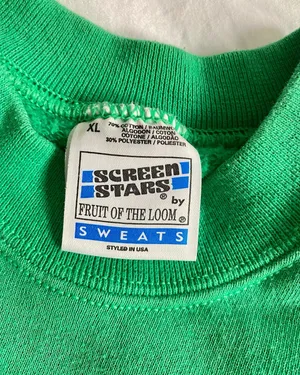 90s screen stars fotl ireland embroidered sweatshirt / xl thumbnail 2