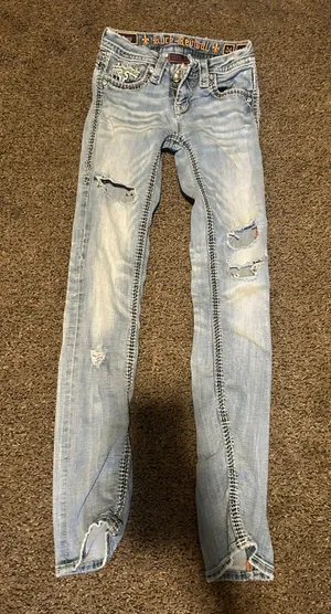 Rock Rival Jeans Size 24 thumbnail 1