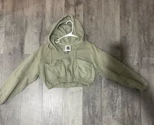 Green Marshall’s Crop top Hoodie thumbnail 1