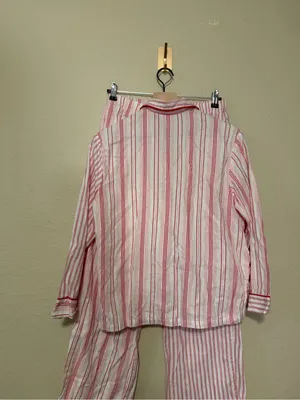 Victoria's Secret Candy Cane Striped Pajama Set Size Medium thumbnail 6