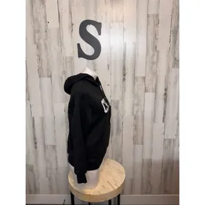 Chicago Hoodie Size Small Black Graphic Pullover Sweatshirt thumbnail 2