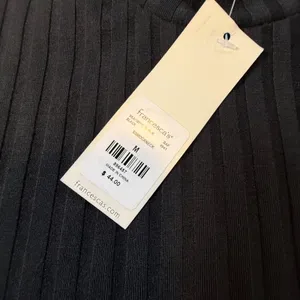 Mi Ami Francesca's Med Black Ribbed Mock Neck Short Sleeve Fit & Flare Dress NWT thumbnail 5