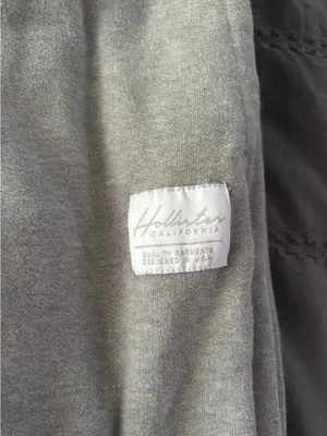 Hollister Women's Light Gray Fleece Joggers thumbnail 3
